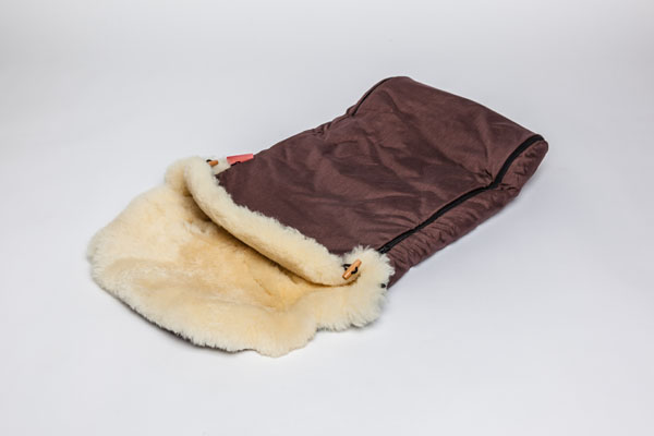 Baby Schlafsack Lammfell Fellsack – Bild 7