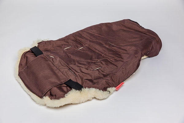 Baby Schlafsack Lammfell Fellsack – Bild 4