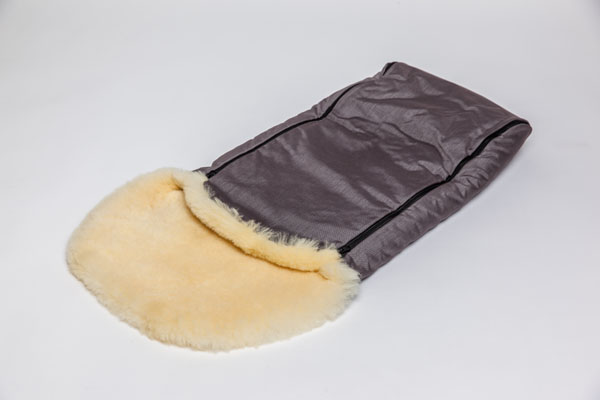 Baby Schlafsack Lammfell Fellsack – Bild 2